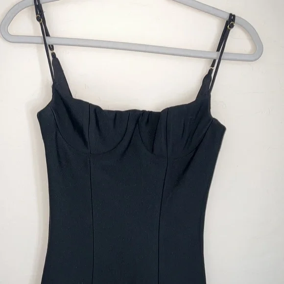 Misha Collection Bodycon Black Midi Dress - Picture 4 of 6